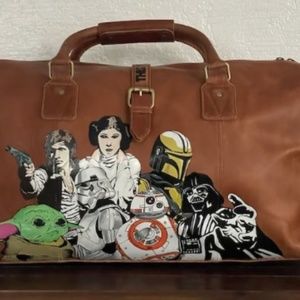 Custom Hand Painted Star Wars 'This Is The Way' Themed Duffle